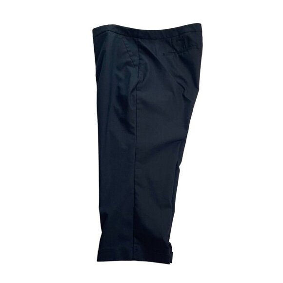 Lane Bryant Womens Black Cropped Stretch Pants Plus Size 28 u - Picture 10 of 11